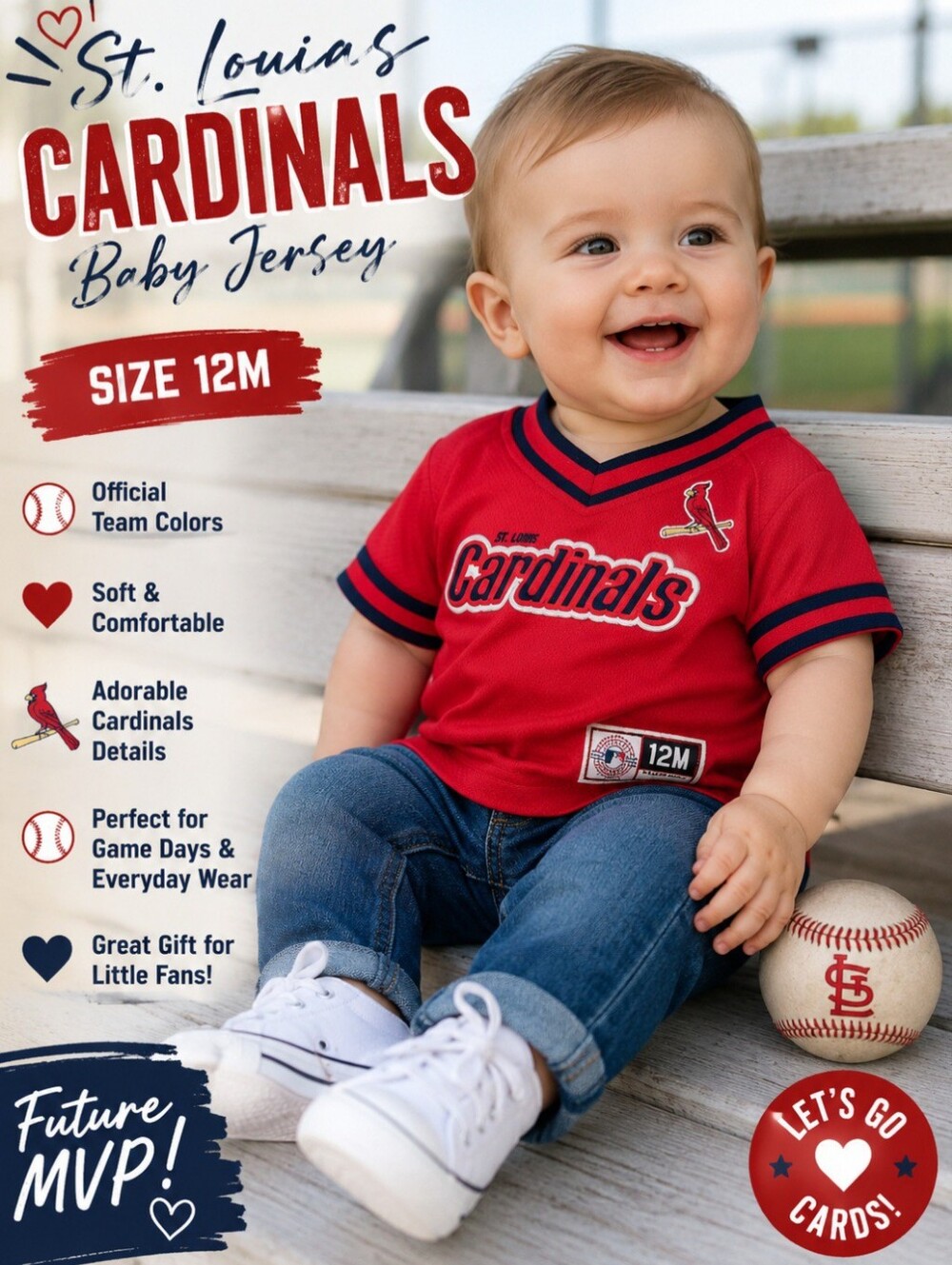 St. Louis Cardinals Baby Jersey